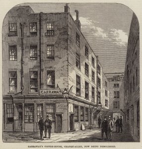 Garraway的Coffee-House，Change-Alley，现在正在拆除 作者 弗兰克沃特金斯
